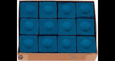 Master biljartkrijt Master blauw box 12st
