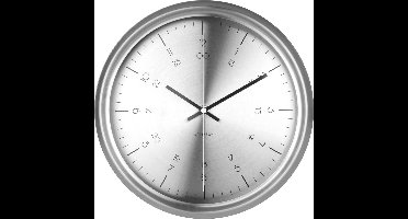 Karlsson Wandklok Nautical - Kleur - Zilver