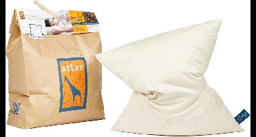 Atlas Boekweitkussen - Navulbaar Hoofdkussen -100% Natuurlijk - 50 x 60 cm