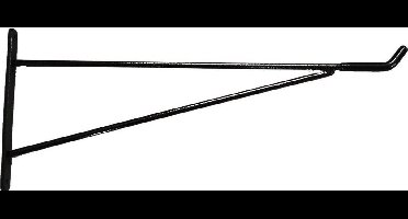Cyclus Wandhaak voor wielen - diepte 50 cm - zwart - ruimtebesparend ontwerp