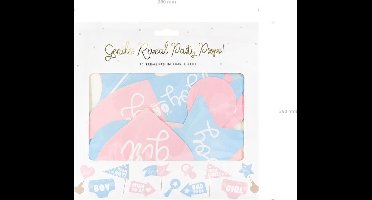 """Foto props Gender reveal party, mix (1 zakje met 11 stuks)"""