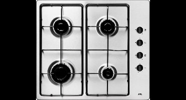 ETNA T106VRVSA - Gaskookplaat - 58 cm - RVS