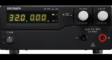 VOLTCRAFT DPPS-32-20 Labvoeding, regelbaar 1 - 32 V/DC 0 - 20 A 640 W USB Programmeerbaar Aantal uitgangen: 1 x