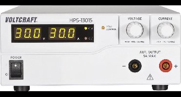 VOLTCRAFT HPS-13015 Labvoeding, regelbaar 1 - 30 V/DC 0 - 15 A 450 W Remote Aantal uitgangen: 1 x
