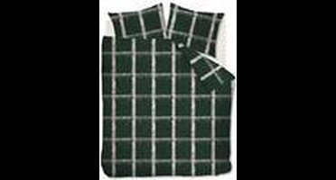 At Home by Beddinghouse Traditional Dekbedovertrek - Katoen - 200x200/220 cm - Groen