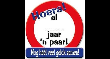 Paperdreams - Huldeschild - ... Jaar een paar