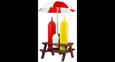 Picnic Table Condiment Set