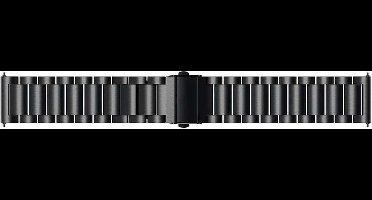 Just in Case Samsung Galaxy Watch 46mm Metalen armband - zwart