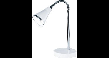 REALITY ARRAS - Tafellamp - Wit - incl. 1x SMD 4W - Snoerschakelaar - Flexibel