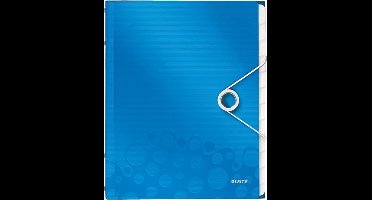 Leitz WOW Sorteermap Kunststof - A4 - 12-tabs - Blauw