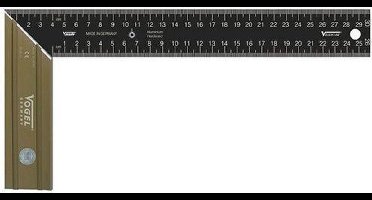 Vogel winkelhaak 250 x 145 mm aluminium met verstek