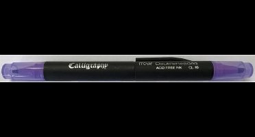 Itoya DoubleHeaden Caligraphy Pen CL-10 Violet