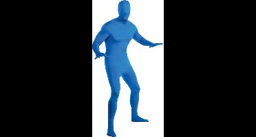 2nd Skin Blue - Kostuum Volwassenen - Maat M - 48/50