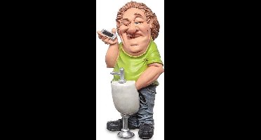 Beeldje - man - multi - tasking - Warren Stratford - man - at - work