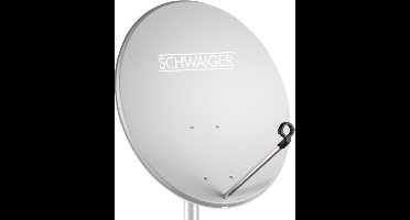 Schwaiger 42 cm satellietschotel lichtgrijs