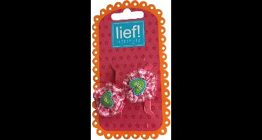 Bloemetjes elastiekjes met hartje - Lief Lifestyle