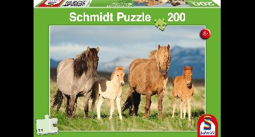 Schmidt - Legpuzzel - Paardenfamilie - 200 stukjes - Kinderen - vanaf 8 jaar