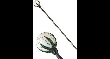 Vegaoo Magische tovenaarsstaf - 1.22 meter met kristallen bol - Halloween