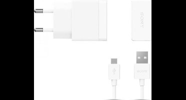 Sony EP881 Originele Thuislader MicroUSB Quick Charger White