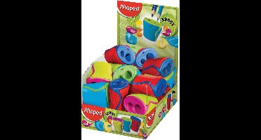 Maped Potloodslijper Boogy 2-gaats doos van 24 stuks
