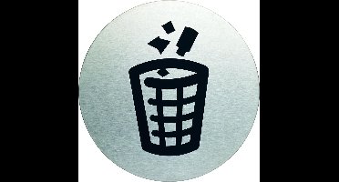 Pictogram|Deurbordje|Vuilnisbak