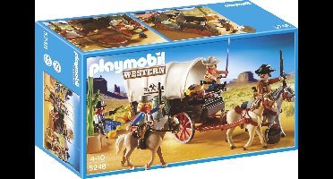 Goudtransport met overvallers/Transport d'or avec cow-boys et bandits