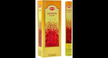 HEM Wierook - Saffron - Slof (6 pakjes/120 stokjes)