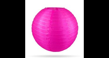 Nylon lampionnen - roze - 10 stuks - 25cm - zonder verlichting - voor buiten