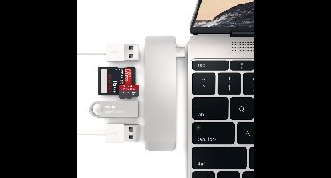 Satechi Type-C USB Combo Hub - Silver