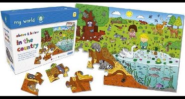 Legpuzzel van 30 stukjes - Gibsons - Above & Below In the Country