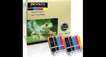ReYours® Compatible Canon PGI-550 / CLI-551Compatible Inktcartridge 10-pack