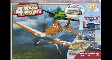 Planes 4 Wooden Puzzles