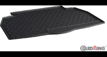 Gledring Rubbasol (Rubber) Kofferbakmat passend voor Toyota C-HR 2016- incl. Hybrid (Lage laadvloer)