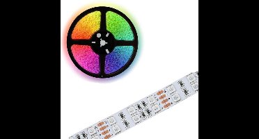 5 meter RGB led strip - Dubbele rij - 120Leds/m - 12V