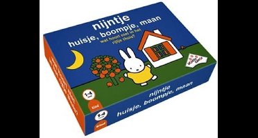 Nijntje Kaartspel - Sinterklaas Schoencadeautje - 1 tot 4 jaar - Kleuter Kaartspel - Huisje Boompje Maan