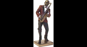 Beeldje saxofonist muzikant Le Monde Du Jazz - saxofoon