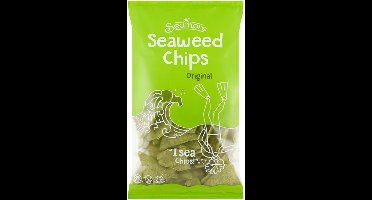 Seamore Seaweed chips original - zeewierchips uit de Atlantische Oceaan - 12 x 135 gram