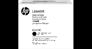 HP Q7551XC - Tonercartridge Zwart