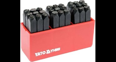 YATO Letterstempels 27 st 6 mm