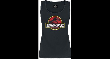 Jurassic Park Classic Logo Dames Tanktop - zwart - XL