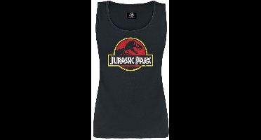 Jurassic Park Classic Logo Dames Tanktop - zwart - L