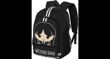 Karactermania - Wednesday - FIGHT FAN 2.2 Rugzak - Backpack met Trolley Bevestiging - Rugtas - Grijs