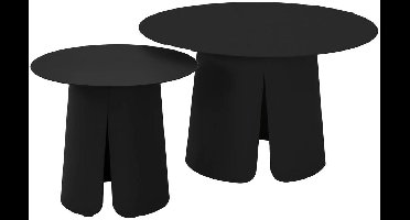 Oslo bijzettafeltje set van 2 - antraciet