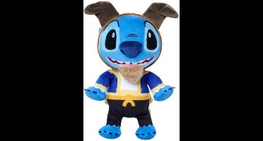 Stitch verkleed als Het Beest - Disney Pluche Knuffel 30 cm - Disney Plush Toy - Speelgoed knuffeldier knuffelpop voor kinderen jongens meisjes - Knuffels Stitch Angel Leroy - Belle en het Beest , Beauty and the Beast