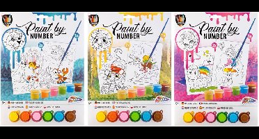 Grafix Schilderen op nummer A4 formaat