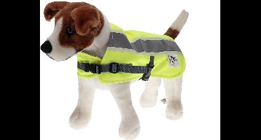 Duvoplus - Hond - Flectalon Veiligheidsjasje Xxs - 35cm Geel - 162323