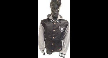 RAIDERS-JACK-BLACK/GREY-HOODED -L