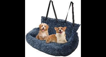 Autobench Voor Hond - Hondenbench - Transportbox - Reisbench - Donkerblauw