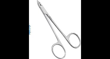 MEDLUXY® - Nagelriemtang (huid- en vellenschaartje) - 10 cm - 4 mm - RVS - MP0200 - Cuticle Cutter (Nagelriemknipper, Vellentang, verwijderen van losse nagelriemen)