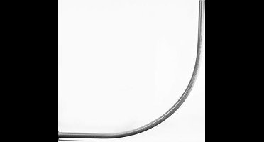 Dyka Straalbocht 2x spie 90° PVC grijs 75 x 1130 x radius 600mm